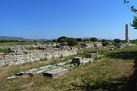 Le site de l'Héraion de Samos.