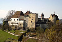 Schloss Lenzburg, von Südosten her gesehen