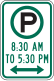 Parking with time restrictions, Maryland