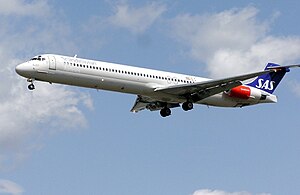 McDonnell Douglas DC-9-82 (MD-82) der SAS Scandinavian Airlines