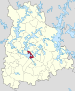 Location of Tyrväntö in the Häme Province