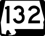 State Route 132 marker