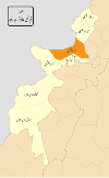 Location of باڑہ، خیبر پختونخوا