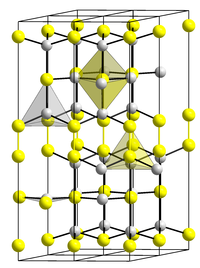 Kristallstruktur von α-Kupfer(II)-selenid