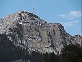 Blick vo Bayrischzell zan Gipfe