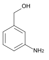 Struktur von 3-Aminobenzylalkohol