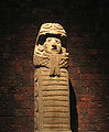 Aztec - human headed serpent pillar