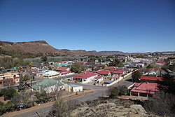 Burgersdorp viewed from The Sentinel blockhouse