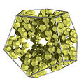 The second iteration of the dodecahedron fractal flake.