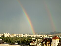 Arcobaleno nei cieli di Sofia