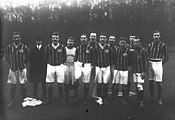 Le Gallia-Club le 6 janvier 1910 à la Faisanderie, à Saint-Cloud.