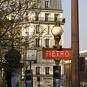 Estação de metrô Bastille.