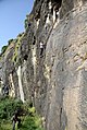 Climb to the entrance of fort