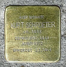 Stolperstein von Gunter Demnig 48.19614911.373191