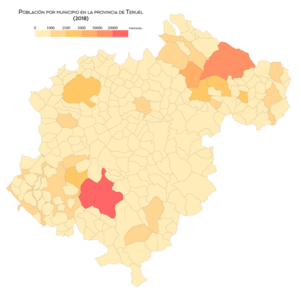 Población por municipio (2018)