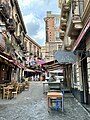 Via Pardo ou la rencontre entre marché, commerces de bouche et restaurants.