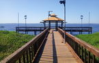 A view from Areguá Beach