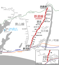 遠州鉄道路線図