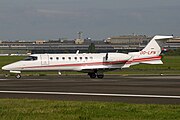 Learjet 45 op Berlin - Tempelhof (2006)