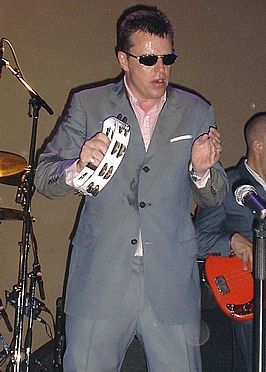 Suggs treedt met Madness op als "The Dangermen" in de Melkweg, Amsterdam, 19-07-2005