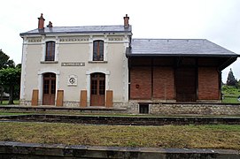 La gare de Pellevoisin en 2010.