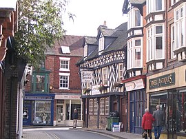 Tudor House Hotel, an der Ecke Cheshire Street und Shropshire Street.