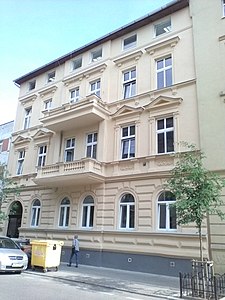 The elevation after renovation