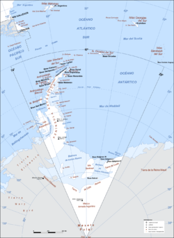 Situación de la Antártida Argentina