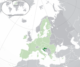 Croazia - Localizzazione