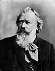 Johannes Brahms black and white photograph