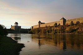 De Narva vanuit het zuiden