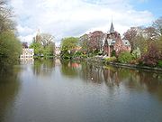 Het Minnewater naast het Minnewaterpark