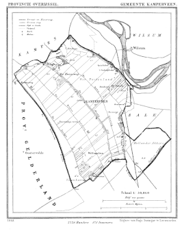 Kaart van Kamperveen