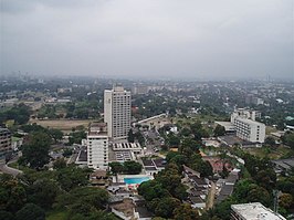 De hoofdstad van Congo: Kinshasa (foto: jun 2006).