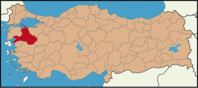 Localisation de Balıkesir