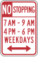 No stopping with time restrictions, New York State