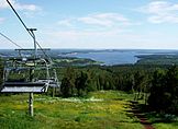 A Nuasjärvi-tó, Sotkamo