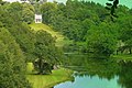 Image 60Painshill Park in Cobham has follies on natural, but landscaped slopes by part of the Mole disguised as ornamental lakes and the Great Cedar thought to be the largest Cedar of Lebanon in Europe. In the mid-north of the county. (from Portal:Surrey/Selected pictures)