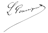 signature de Léon Poussigue