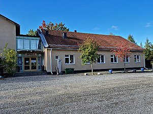 Sjukhusbyggnad.