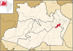 Location of the municipality inside Amazonas