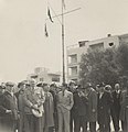 ביקור תורמים מדרום אפריקה עם מנהל בית הספר 1945.