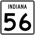 State Road 56 marker