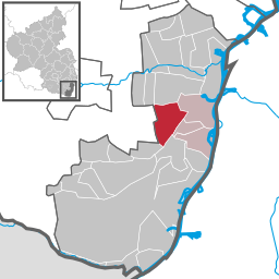 Läget för Rülzheim i Landkreis Germersheim