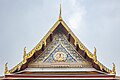 หน้าบันพระอุโบสถทิศตะวันตก