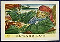 1936 Jolly Roger Cups pirate card of Low