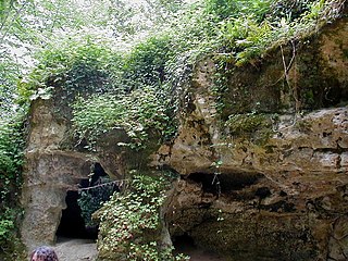 Entrée de la grotte