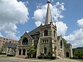 Greenstone United Methodist Church, built in 1906, in Avalon, Pennsylvania.