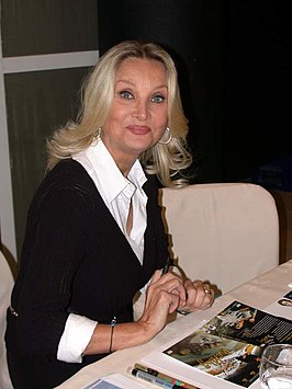 Barbara Bouchet op de Sonopromotion filmbeurs, 5 november 2006 te Kerkrade, Nederland.