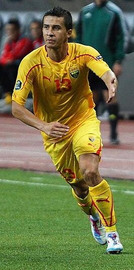 Georgievski in 2011 als speler van Macedonië